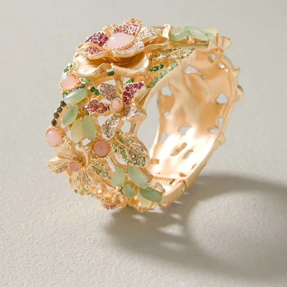 WHBM Floral Statement Bracelet Flower 3D - Picture 1 of 3